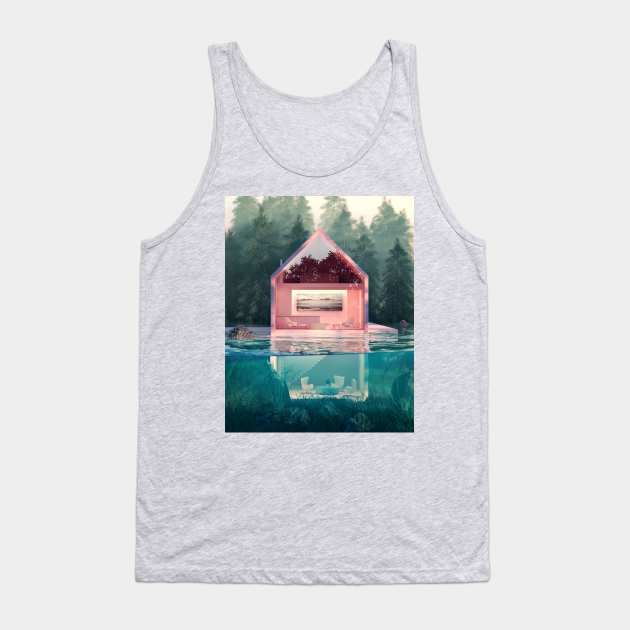 Lake House Tank Top by NineSidedShape